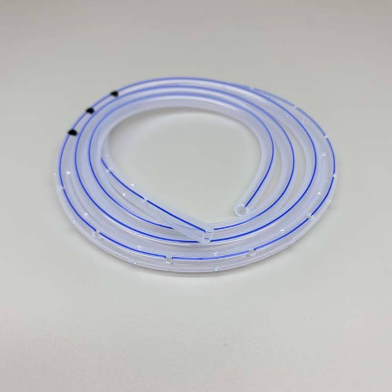 Radiopaque silicone tube visible under X-ray inspection