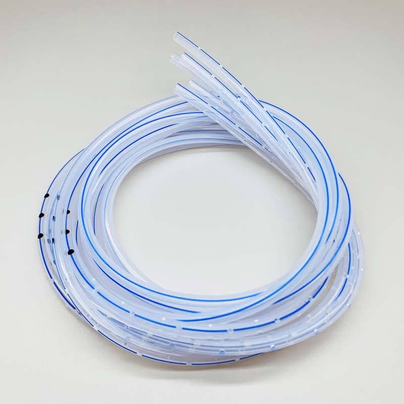 Custom bi-colour silicone tube for medical and pharmaceutical applications