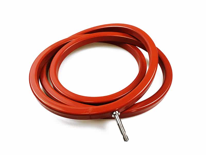 High temperature inflatable silicone seal for oven and thermal chamber doors