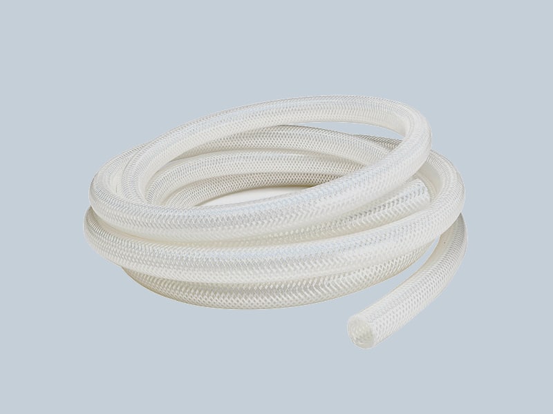 Braided reinforced silicone tube manufacturer