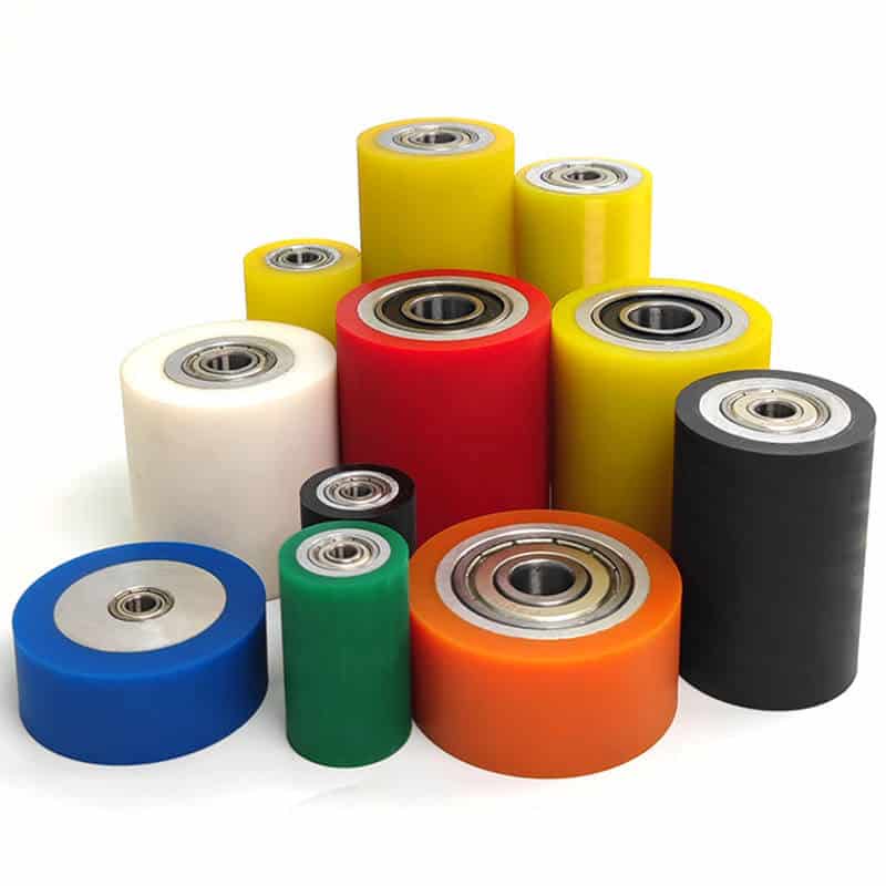 custom pu coated roller with steel core