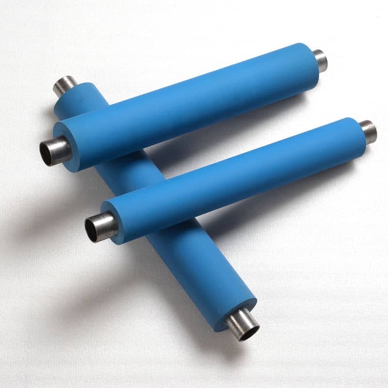 non stick silicone rubber pressure roller for laminating line