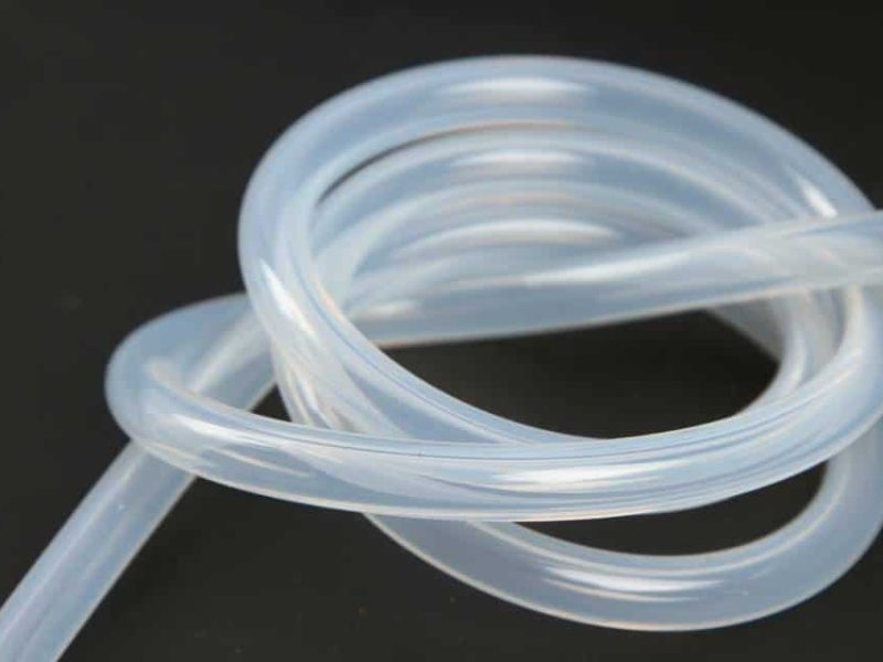 soft flexible silicone rubber tubing coil for industrial use