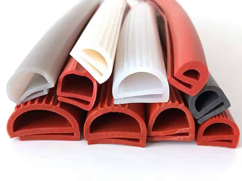 用於門窗的擠壓成型E形矽膠條