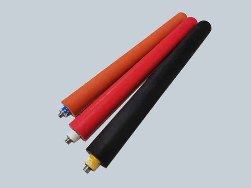 custom size silicone rubber roller for high temperature machine