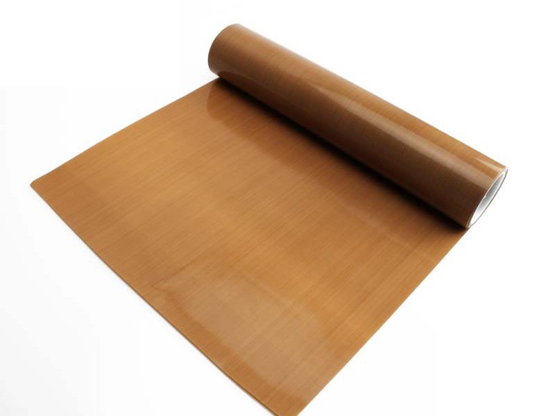 PTFE Coated Fiberglass Fabric Back Adhesive With Release Paper