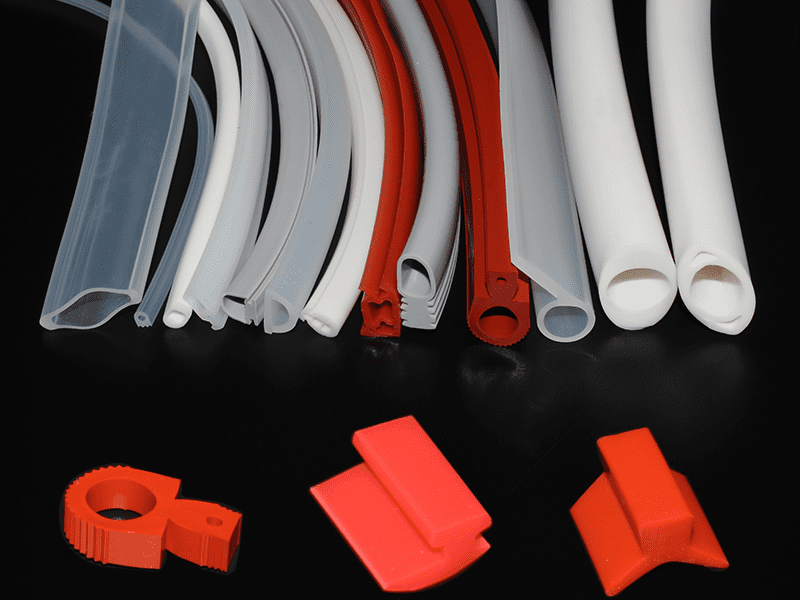 Silicone Rubber Strip manufacturer Solid silicone rubber strips supplier for food machinery