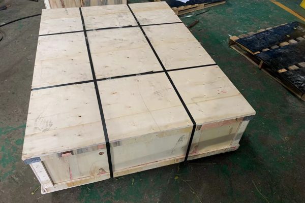 This is a box of Drilling Floor Safety Mattings for drilling rigs being shipped to a customer in SUCONVEY Factory.