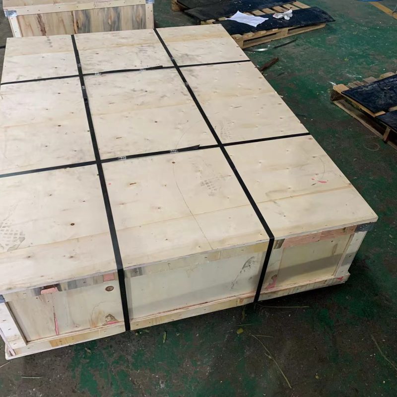 This is a box of Drilling Floor Safety Mattings for drilling rigs being shipped to a customer in SUCONVEY Factory.