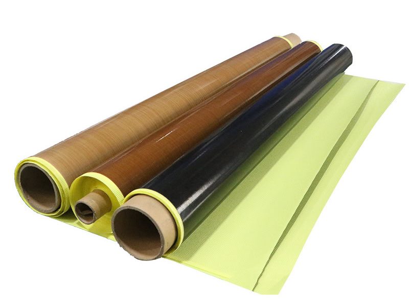 Teflon Fiberglass Fabric Back Adhesive With Release Paper