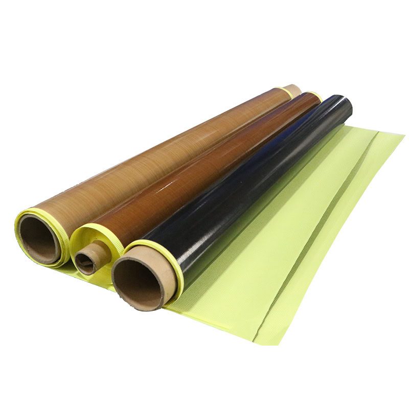 Teflon Fiberglass Fabric Back Adhesive With Release Paper