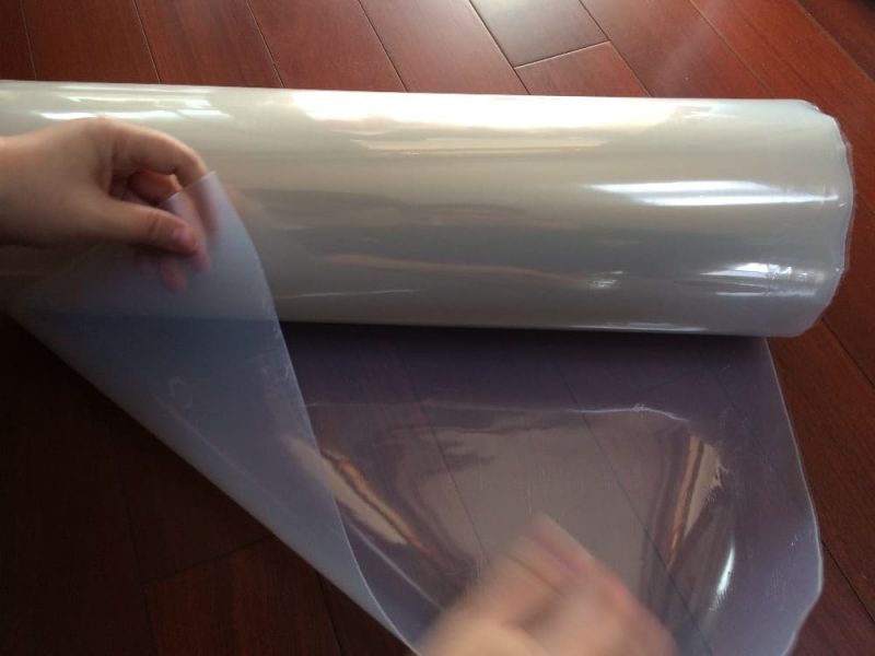 Thin transparent silicone sheet