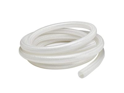 reinforced silicone hose for high pressure applications