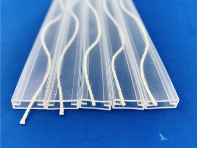 clear LED strip installed inside silicone neon tubing