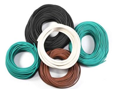 multi coloured Silicone Rubber O ring Cord