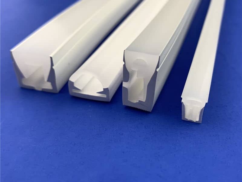 硅胶霓虹灯管外壳，兼容 8mm、10mm、12mm LED 灯条。